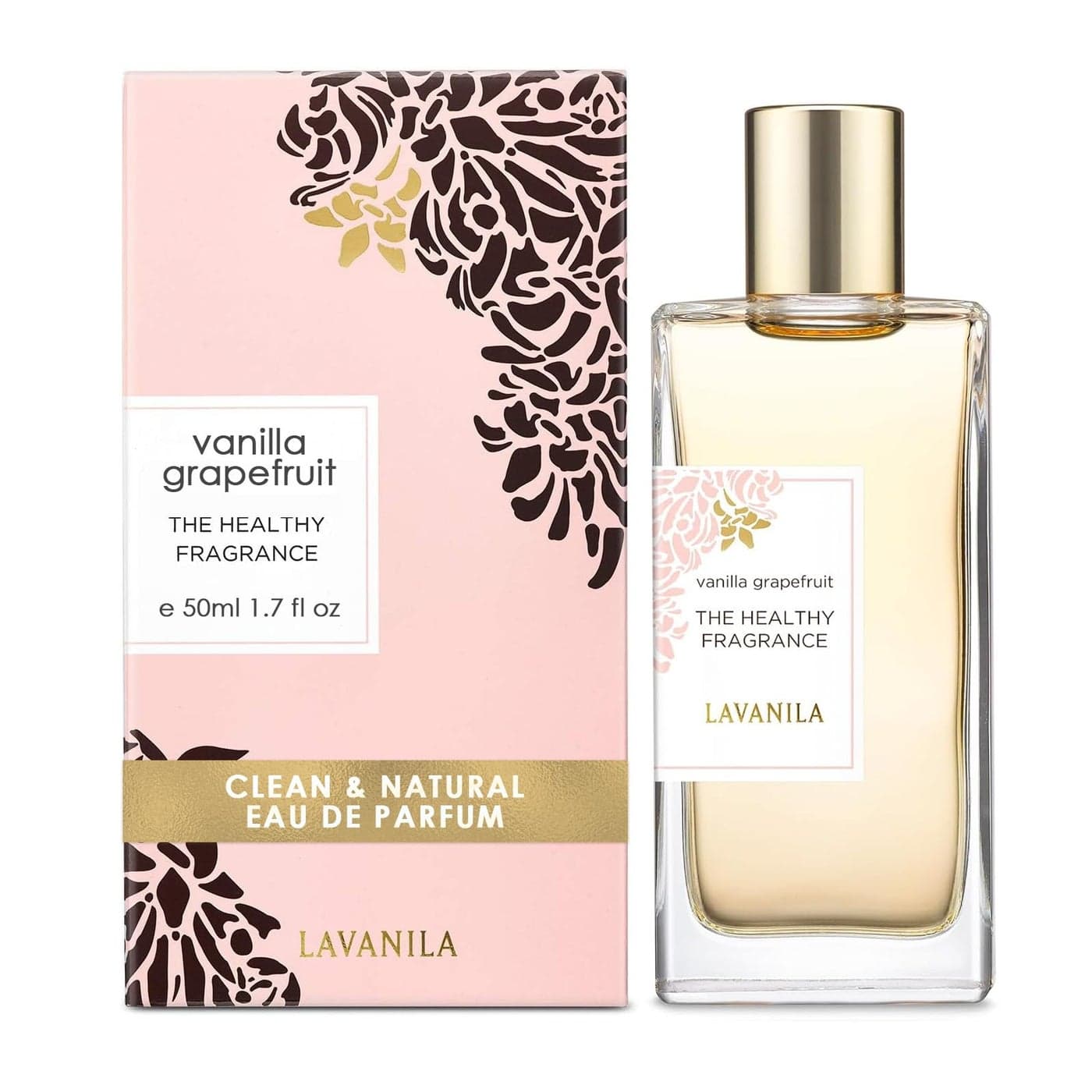 Lavanila Vanilla Grapefruit Perfume for Women 17 Fl Oz Citrus Warm Cedarwood Soft Vanilla Fragrance Clean and Natural Eau de Parfum Made In USA