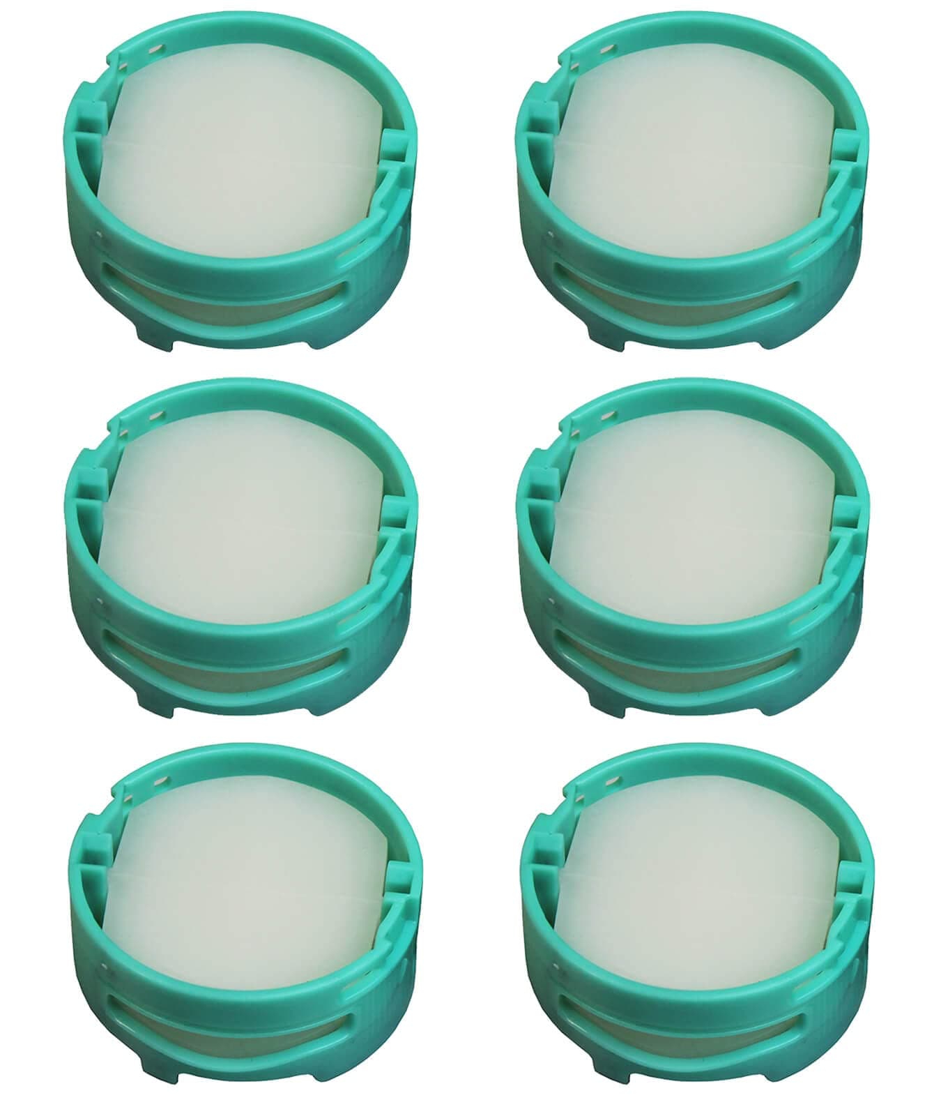 6 Pack Replacement for Shark Odor Neutralizer Cartridge AZ3002 LA702 ZU102 Accessories Replacement for Shark Vacuum Cleaner Odor Neutralizer And air Purifier HP302 1541fc3000Teal