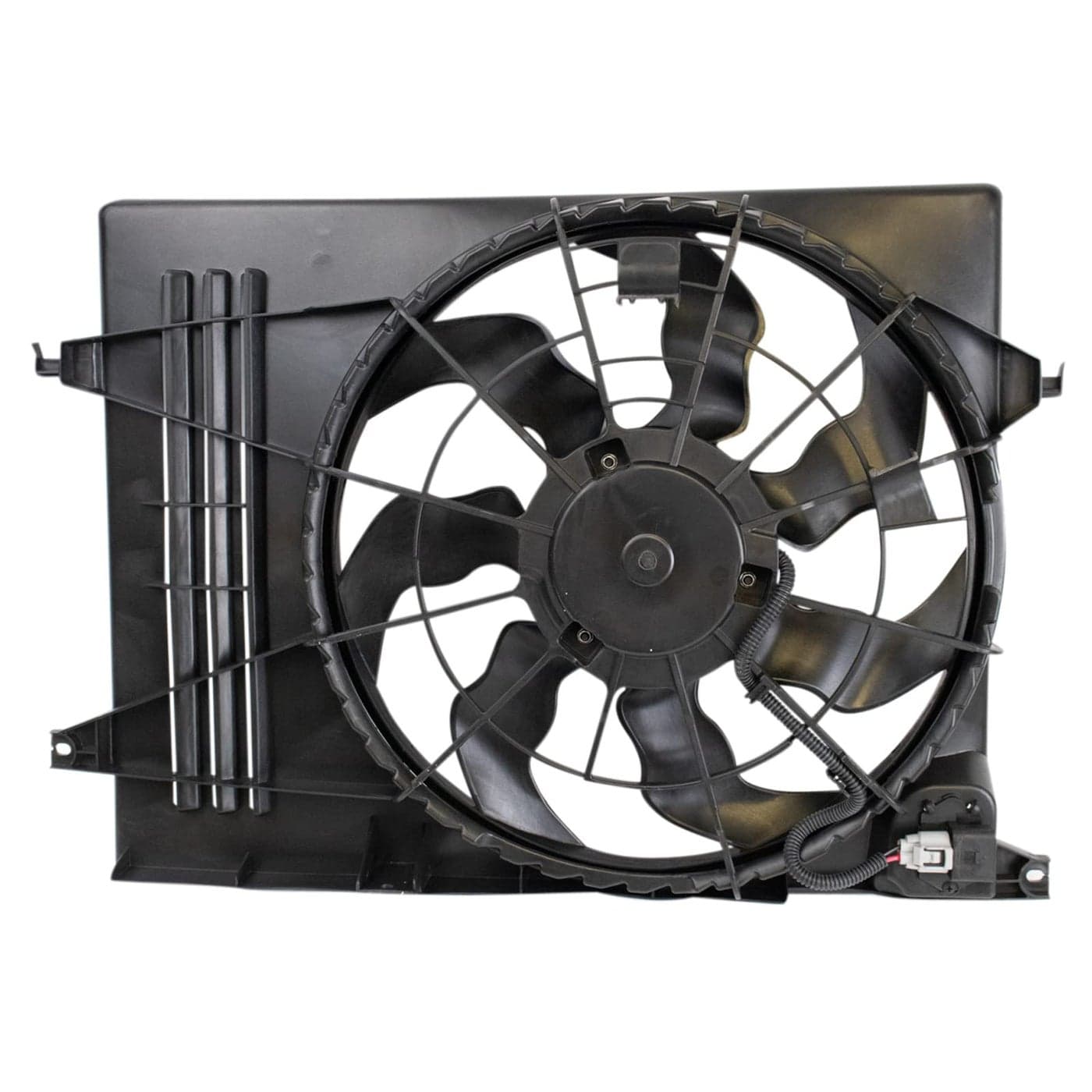 TRQ Radiator Cooling Fan Assembly Compatible with 20102015 Hyundai Tucson 20112016 Kia Sportage HY3115137