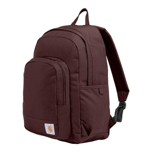Carhartt 25L Classic Laptop Backpack, Durable Water-Resistant Pack W/ 15" Laptop Sleeve and Multiple Organizational Compartments, PFAS Free, Port