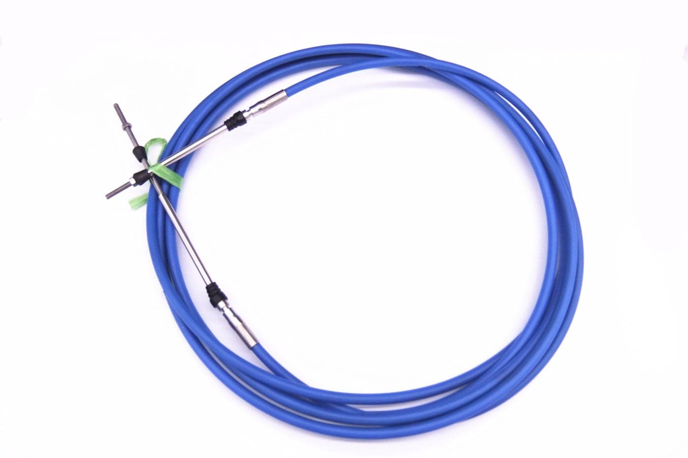 ABA-CABLE-24-GY Outboard Engine Remote Control 33C Throttle Shift Cable 24ft for Yamaha Boat Motor Steering System 7.31m Blue, Universal Type 3300/33C
