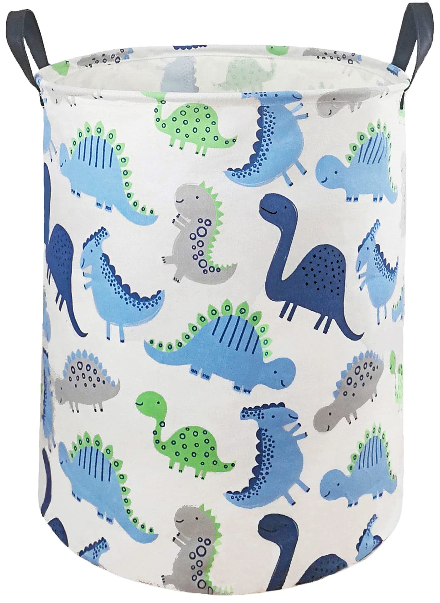 MAIZMZ Kids Hamper Storage Basket Nursery Bins Baby Gift Toy Organizer Box Laundry Basket Large Canvas Collapsible Chest for HomeDormKitchenPetClosetShelfRoom DecorDinosaur