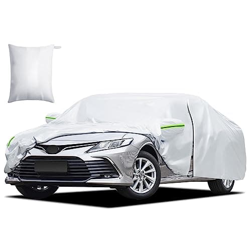Car Cover Custom Fit for Toyota Camry 19962025 for Honda Accord 20012025 Waterproof All Weather for Automobiles Full Exterior Cover Rain Sun UV Protection with Door Zipper