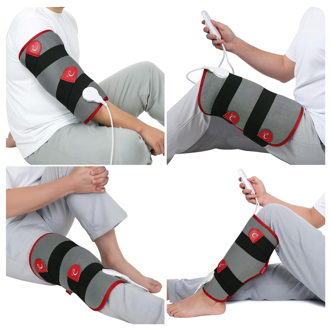 Comfytemp Leg Heating Pad for Pain Relief FSA HSA Eligible Wearable Heating Pad for Leg and Calf Electric Heat Wrap for Shin SplintThighKneeArmHamstring Birthday Gifts for MomWomenWifeHer