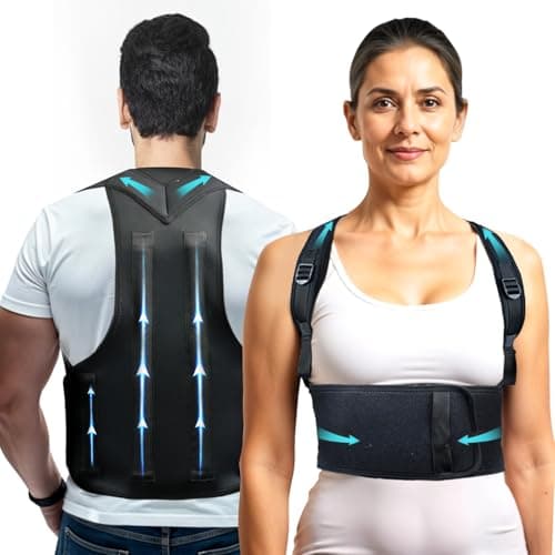 AGEasy Antara (Max Group) Posture Corrector | Back and Shoulder Support Belt | Back Straightener Brace For Spine | Back Support for Improving Posture, Pain Relief and Comfort (Regular Slim)