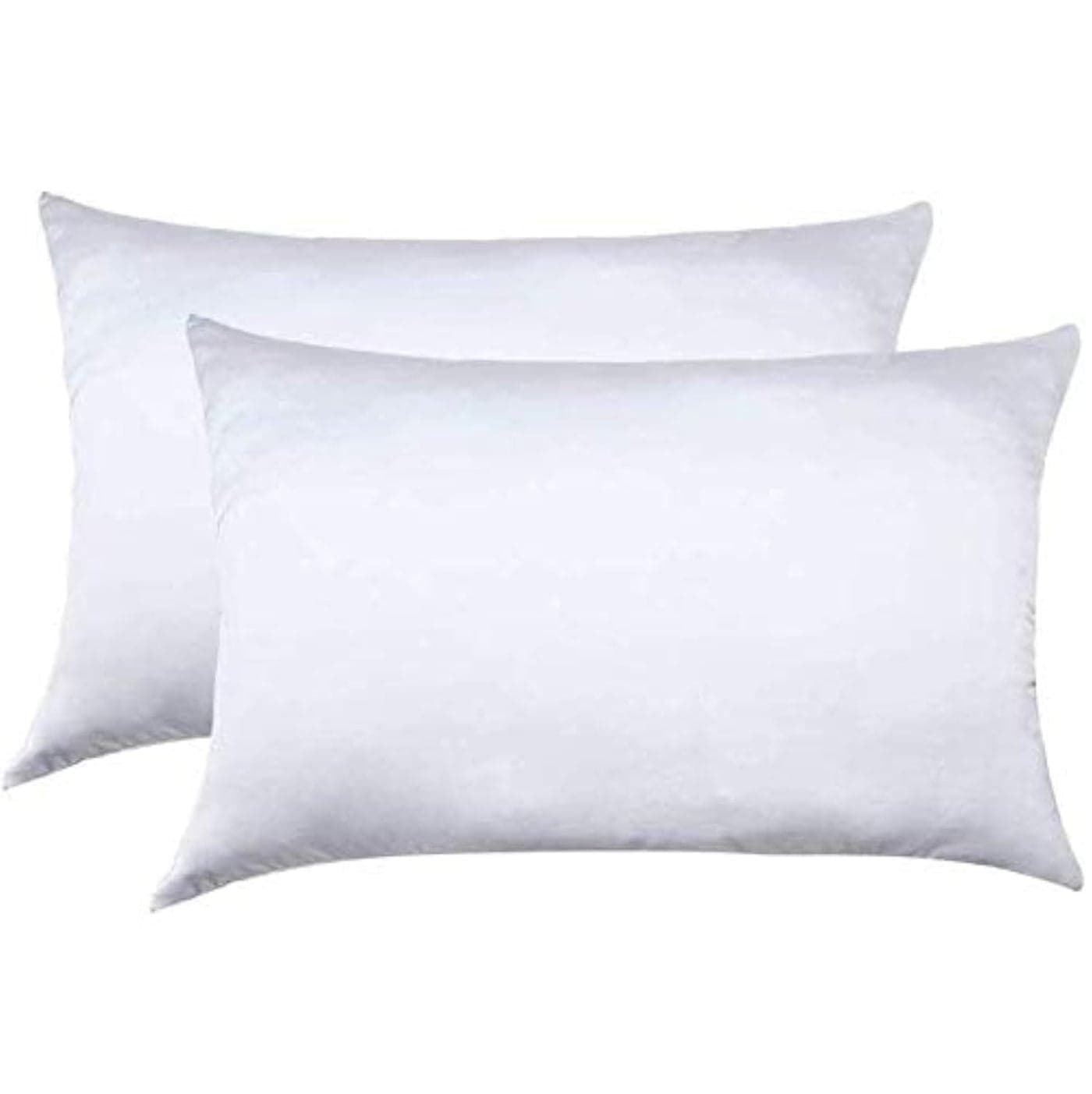 Jocoku 100 Mulberry Silk Pillowcases Set of 2 for Hair and Skin and Super Soft and Breathable Queen Size Nature Silk Pillowcases Queen White