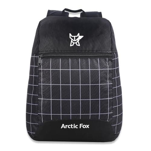 Arctic Fox 17 Liters Tuition Backpack (Grid Black)