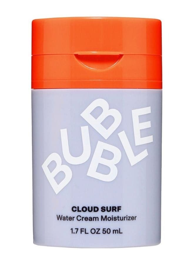 Bubble Cloud Surf – Water Cream Moisturizer, 50 mL | Lightweight Gel-Cream Hydration, Fast-Absorbing Moisture, Fresh Dewy Finish