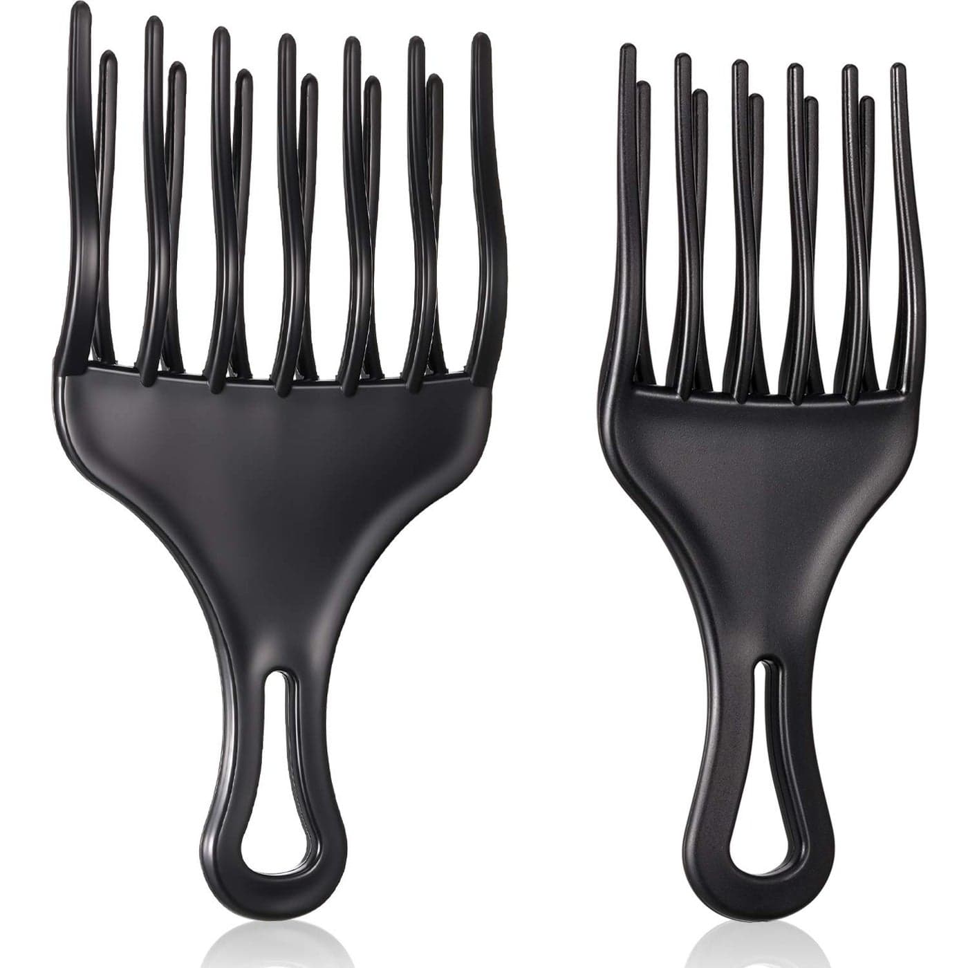 2 Pieces Double Fist Hair Lift Combs Large and Small Plastic Detangle Wig Braid Pick Hair Styling Tool for Women Men 38 x 7 Inch 26 x 64 Inch