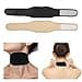 2 Pcs Trach Covers for Tracheostomy Tube Holder Adjustable Tracheostomy Supplies Dust Proof Shield Neck Trach Cover Band Reusable Tracheostomy Care Kits for Men and Women Black Beige