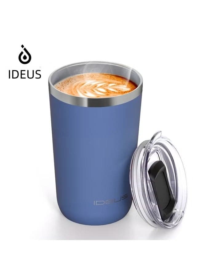 IDEUS Portable Car Tumbler (20oz, 600ml) with 304 Stainless Steel Insulated Cup for Outdoor Use