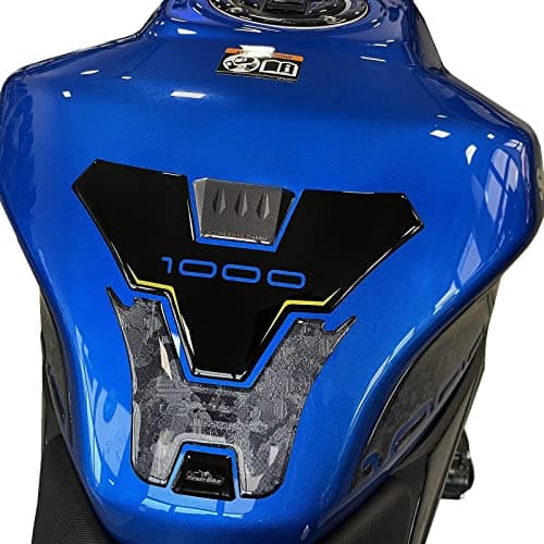 Resin Bike Motorcycle 3D Stickers Compatible with Suzuki GSXS 1000 20212026 Blue Miami Tank Protector from Impact and Scratches Resin Stickers Made in Italy