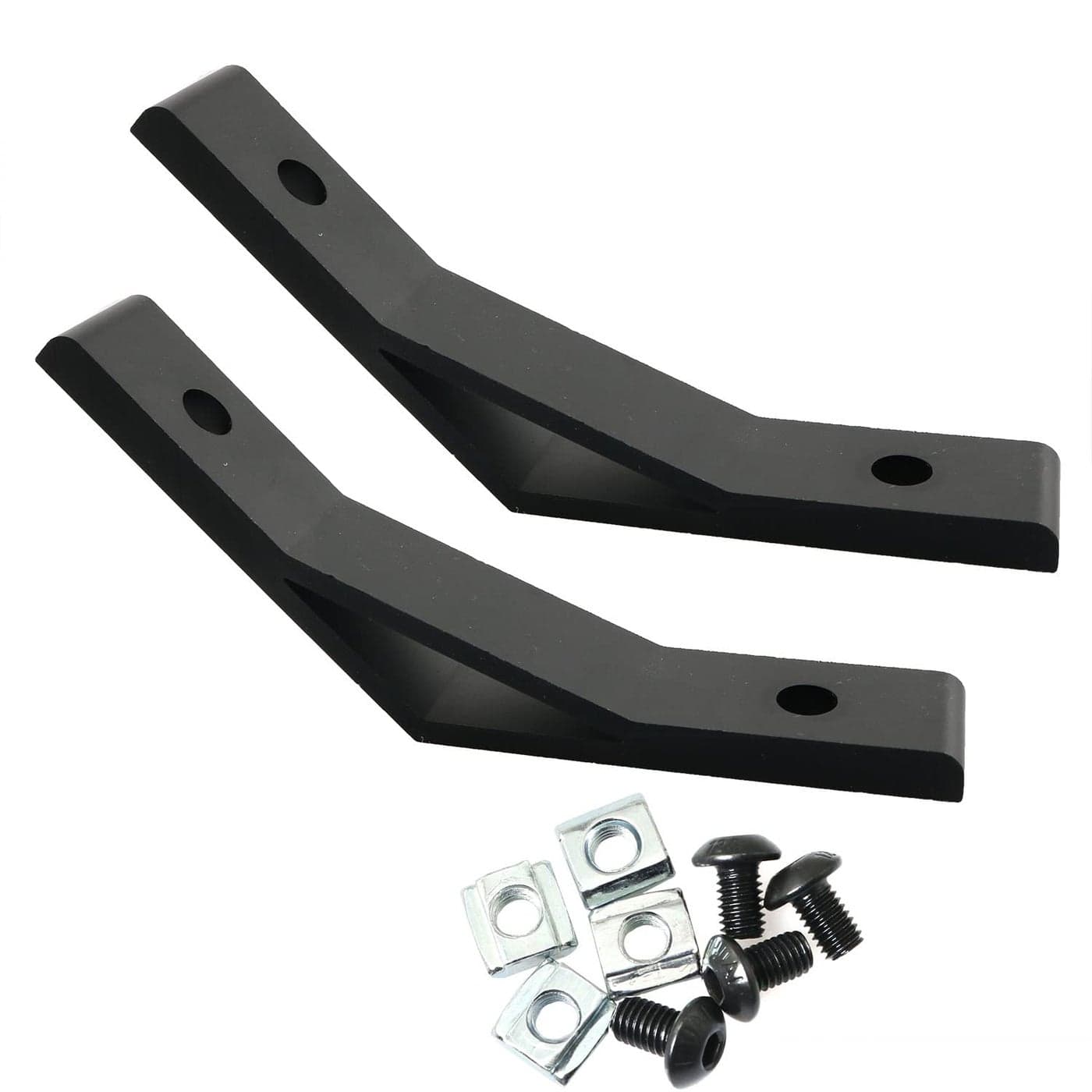 PZRT 2pcs 135 Degree Angle 2020 Aluminum Corner Brackets Profile Corner Joint Connectors Corner Braces with Mounting Screws and Nuts Black