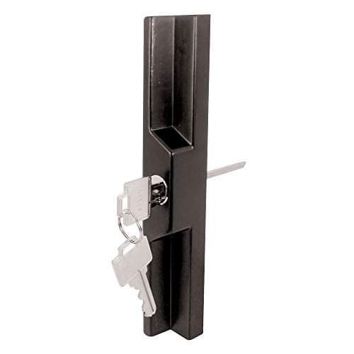 Slide-Co 141860 Black Diecast Sliding Door Outside Pull Keyed, Adams Rite and W & F (Single Pack)