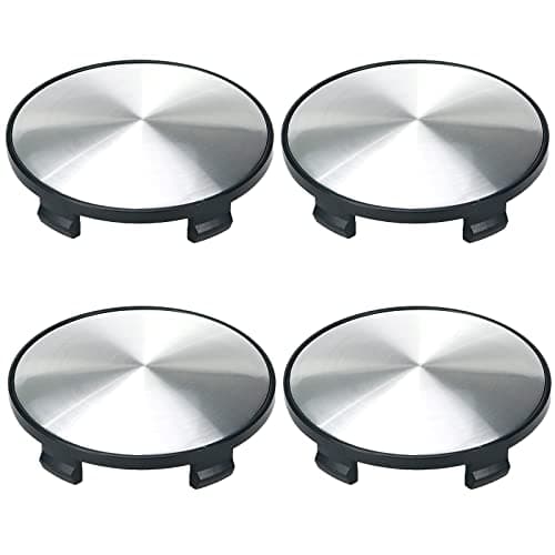 Modengzhe 68mm Wheel Center Caps Rim Hub Center Covers 67mm Lug to Lug Replacement Compatible with BMW Series Before 2016 if Applicable Black Base Silver StickerPack of 4