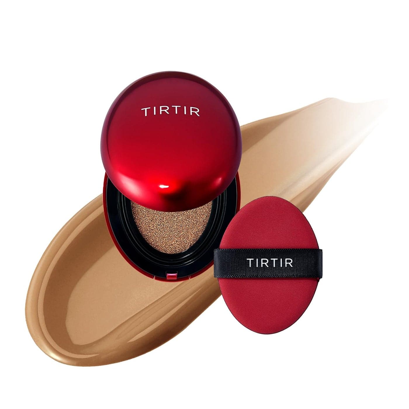 Mini Size TIRTIR Mask Fit Red Cushion Foundation Full coverage Weightless Skin fit Satin Glow Finish Korean Makeup beauty Tattoo cover up Buildable 40N Cinnamon 015 Fl Oz
