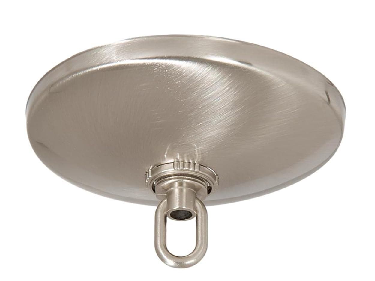 BP Lamp Screw Collar Canopy Kit Satin Nickel