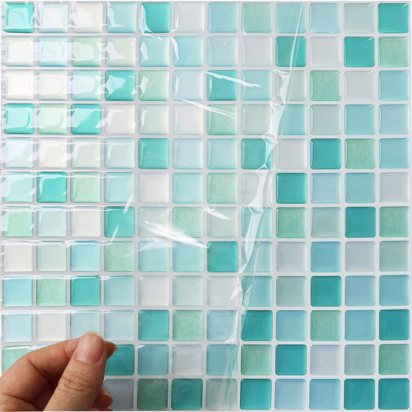 HyFanStr Peel and Stick Backsplash 3D Mosaic Tile Stickers Wall Sticker Home Decor for Kitchen Bathroom 926 x 926Pack of 4