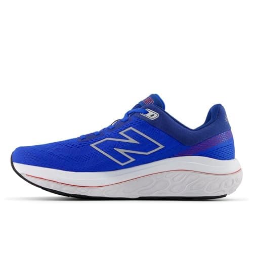 New Balance Men's Fresh Foam X 860 V14 Running Shoe, Blue Oasis/White/True Red, 9.5