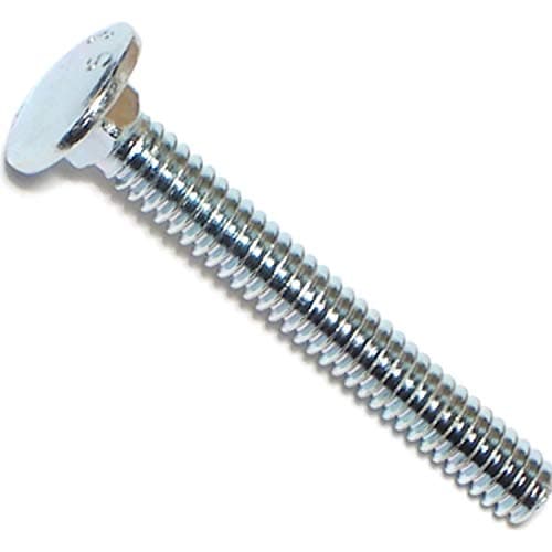 Hard-to-Find Fastener 014973230333 Carriage Bolts, 3/16-24 x 1-1/2, Piece-100, zinc