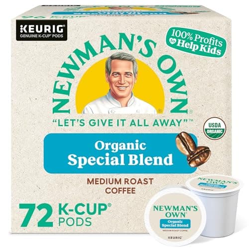 Newmans Own Organics Special Blend Keurig SingleServe KCup Pods Medium Roast Coffee 72 Count