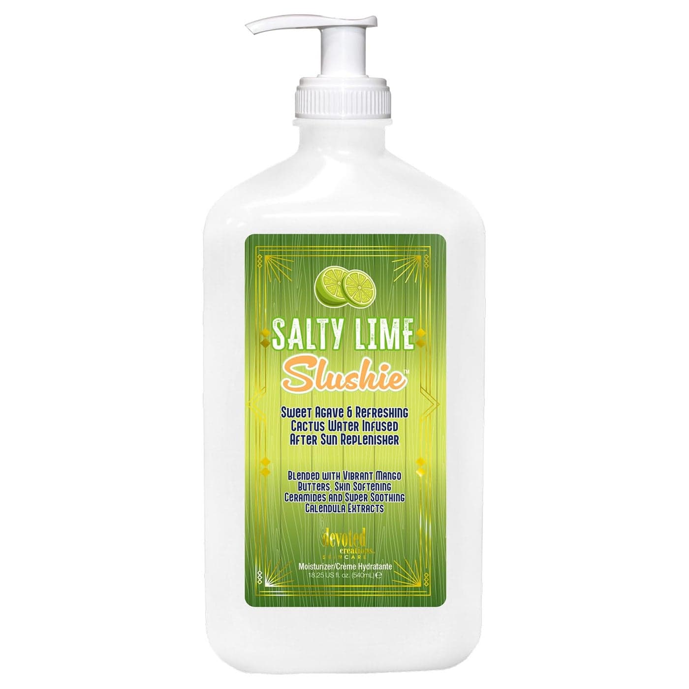 Devoted Creations Salty Lime Slushy Skin Softening Super Smoothing After Sun Replenisher