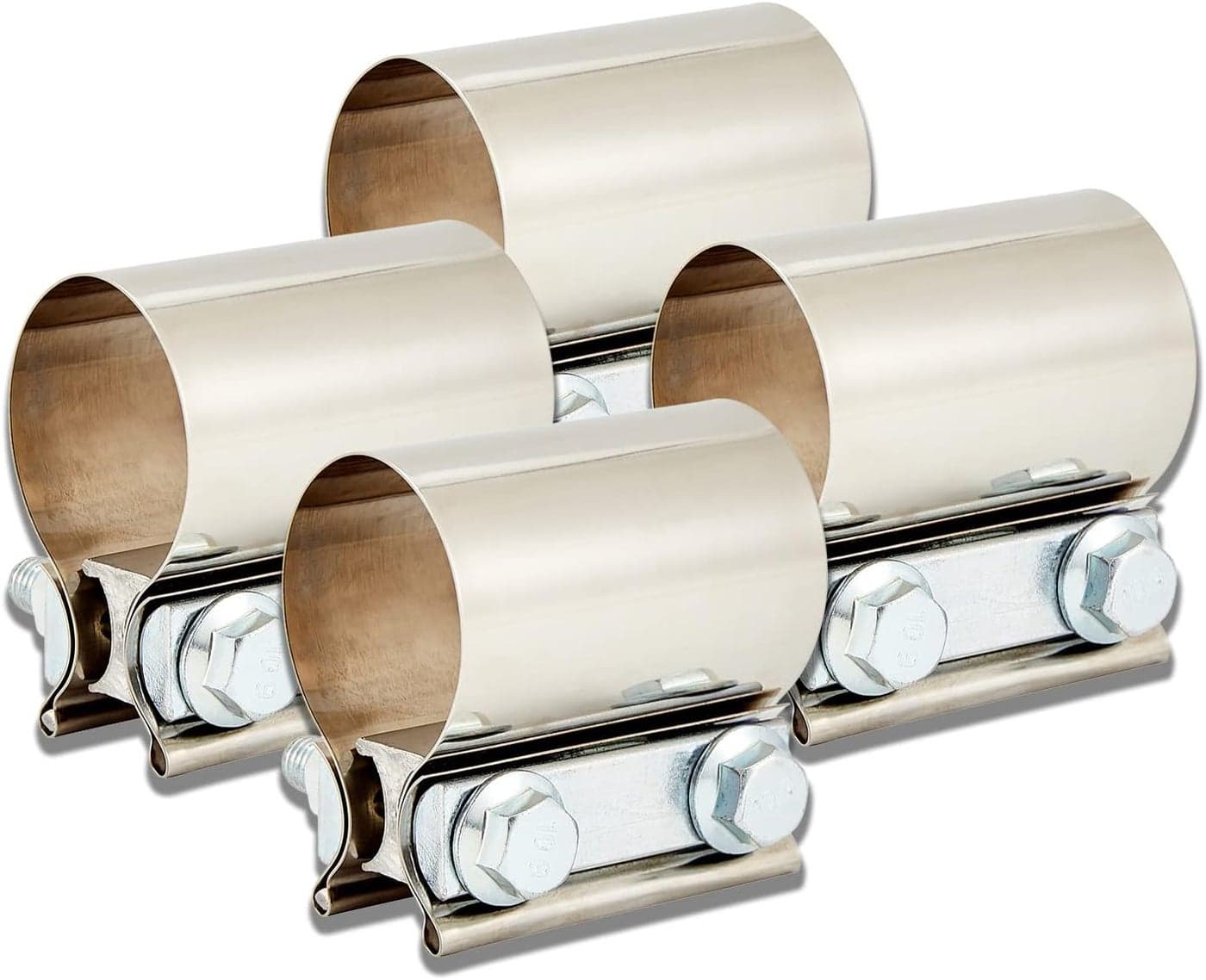 Floshine Stainless Steel Exhaust Muffler Clamps