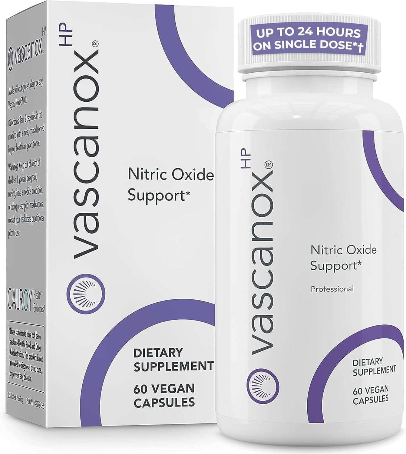 Vascanox HP Next Generation Nitric Oxide Support Up to 24 Hours on Single dose