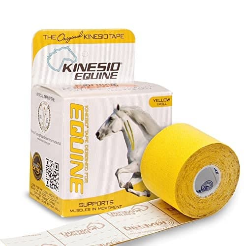 Kinesio Equine Tape Tex Gold FP Horse Tape Tape Made Specifically for Horses 2x 16 Rolls Yellow