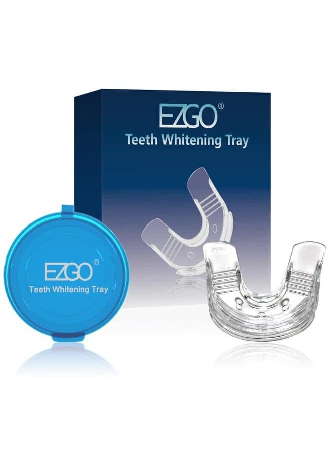 Teeth Whitening Trays Silicone Tray, Works with Tooth Whitening Light and Bleaching Gel, Comfort for All Mouth, BPA Free Mouth Night Guard for Grinding Teeth, Dental Grade, Retainer Case