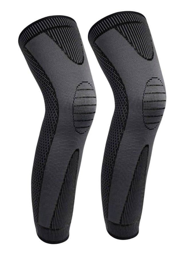 Full Leg Sleeves Long Compression Leg Sleeves Knee Sleeves Protect Legs, Suitable for Men Women Basketball, Support Protector for Running, Exercise, Relieve Joint Pain, Meniscal Tears, Arthritis, Tend