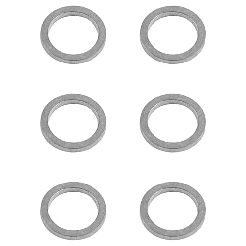 Tendparts 6PCS 9043014M0900 Oil Drain Plug Gasket 904301422800 Crush Washer Seal Ring Compatible with Yamaha Outboard F15 F20 F25 F30 F40 F50 F60 F70 F80 F100 F115 F150 F200 F225