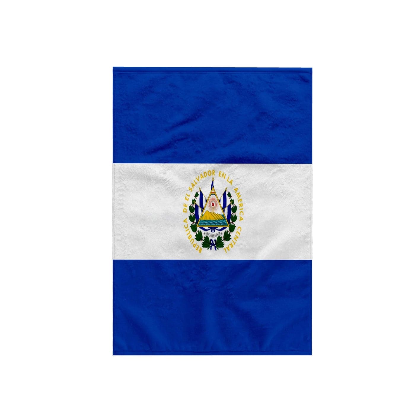 3D Rose Flag of El SalvadorCentral America American Country Blue and White with Salvadorian Coat of Arms Towel 15 x 22 Multicolor