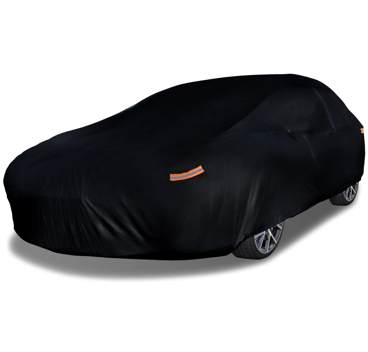 EzyShade 10Layer Waterproof Sports Car Cover See Vehicle SizeChart for Accurate Fit All Weather Outdoor Covers Thunderbird Impala Grand Fury Sun Snow Wind Rain Black Size C7 See SizeChart