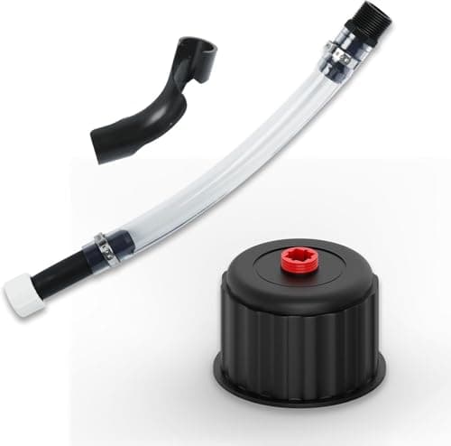 ADKUN Racing Fuel Filler Hose Cap Kit for Racing Fuel Jug 55 Gallon Gas Can Spout Hose BenderRacing Fuels 3042 Replacement Jug CapUpgraded Filter Design