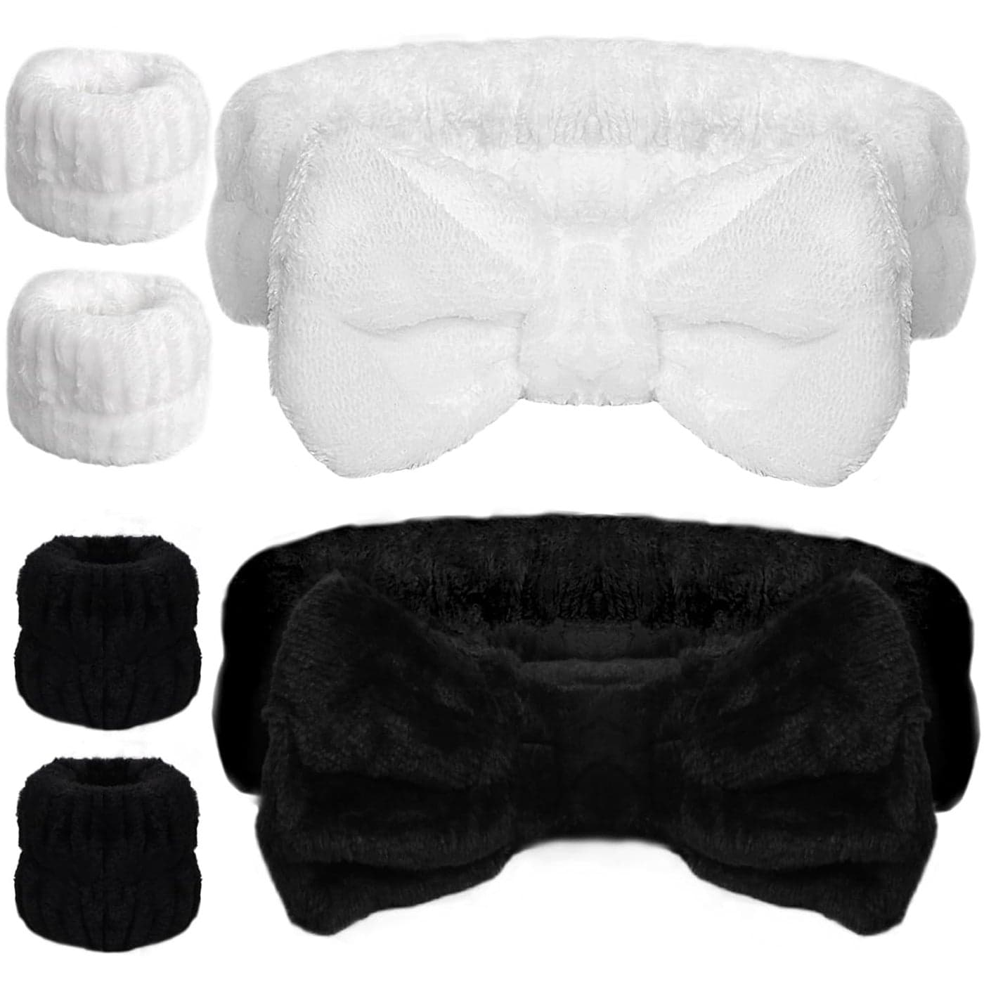 WSYUB Spa Headband and Wrist bands for Face WashingFace Wash Headband and Wristband SetSkin Care HeadbandSelf Care Gifts for Women Teen Girls