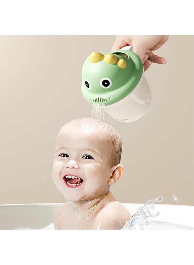 Hiprecky Rinse Shampoo Rinser Baby Rinse Cup Baby Bath Rinser Wash Hair Cup by Protecting Infant Eyes (Green)