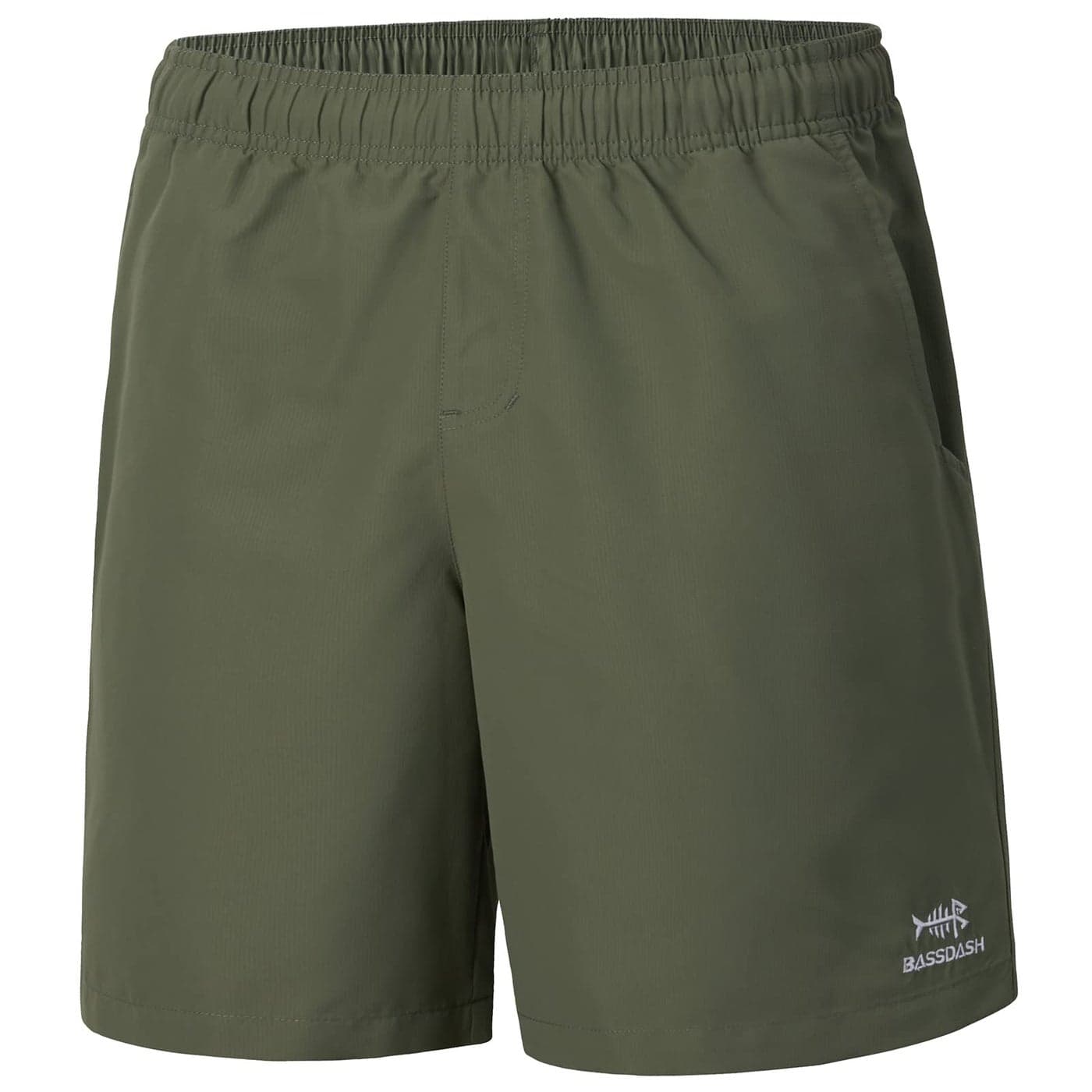 BASSDASH Mens 8Fishing Water Shorts Quick Dry UPF 50 Lightweight Cargo Hiking Kayaking Casual Bottom