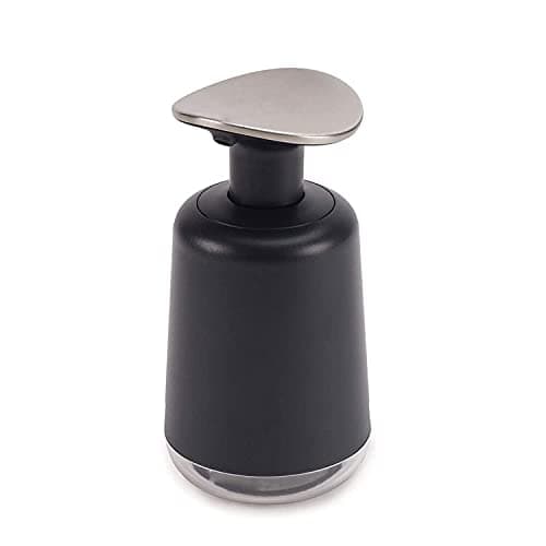 NILKANTH® Refillable Hand Soap Dispenser | Unbreakable Liquid Soap/Shampoo/Hand wash/Sanitizer/Lotion Dispenser Plastic Bottle for Kitchen, Wash-Basin and Bathroom (Pack of 1, Black)