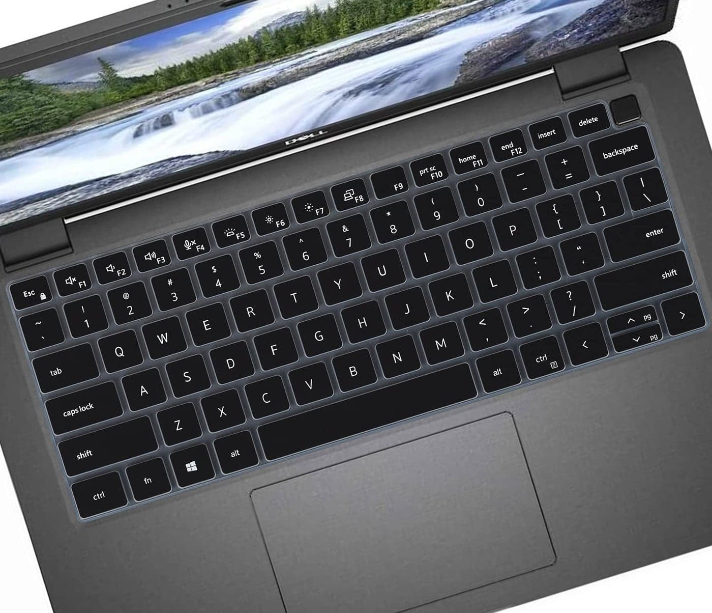 Keyboard Cover Skin for 14" Dell Latitude 7000 7410 7420 7430 7440,Dell Latitude 5440 5420 5430 5431 14",Dell Latitude 7520/Latitude 9000 9510 9520 9420 9430,Dell Latitude 14" Notebook Protector-Black
