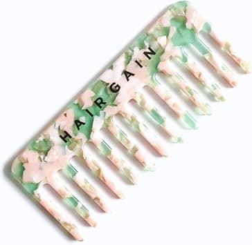 Hair Gain Wide Tooth Comb Smooth Durable AntiStatic Large Detangling Comb for Curly Long Hair