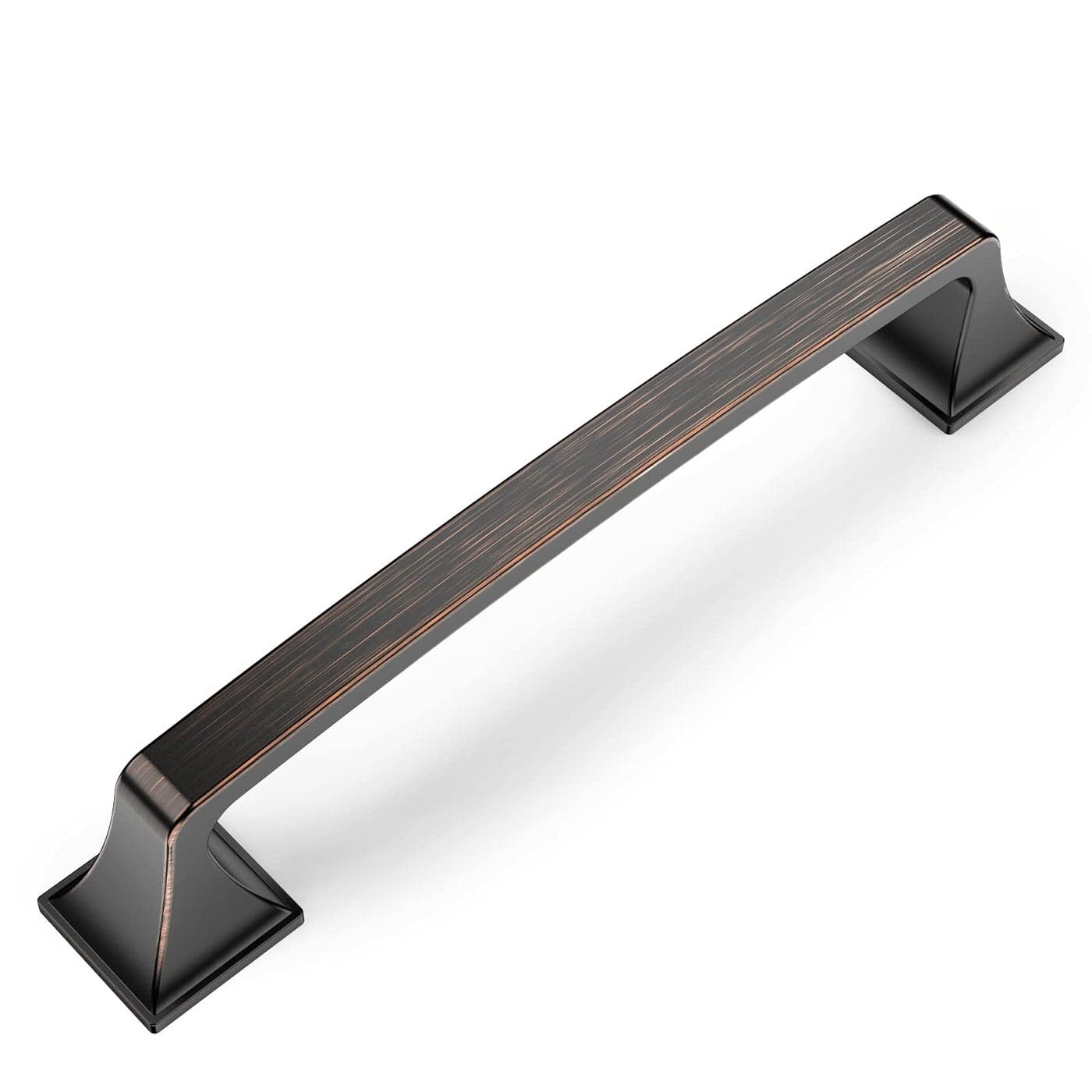 Amerdeco 10 Pack Oil Rubbed Bronze 5 Inch128mm Hole Centers Kitchen Cabinet Pulls Hardware Kitchen Handles for Cabinets Cupboard Handles Drawer Pulls