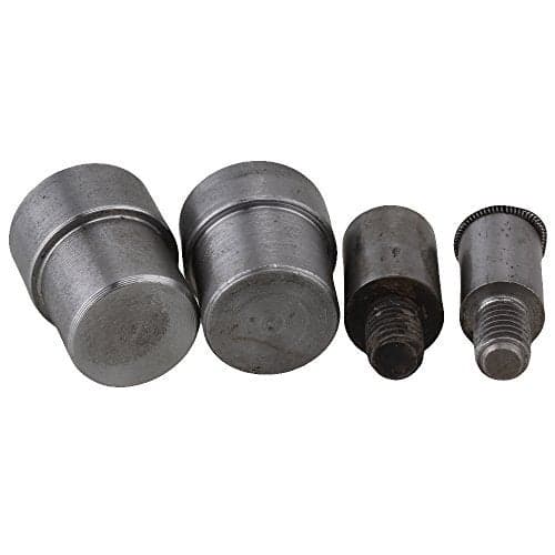 BQLZR Snap Fastener Heavy Duty Press Button Die Pattern Die Set for Hand Press Machine Setter for 633 Snap Button
