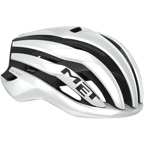 MET Trenta MIPS Helmet, White/Black Matte/Glossy, Medium