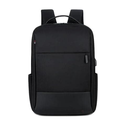 GOCART WITH G LOGO Polyester Business Computer Laptop Storage Backpack for Men and Women (Black)