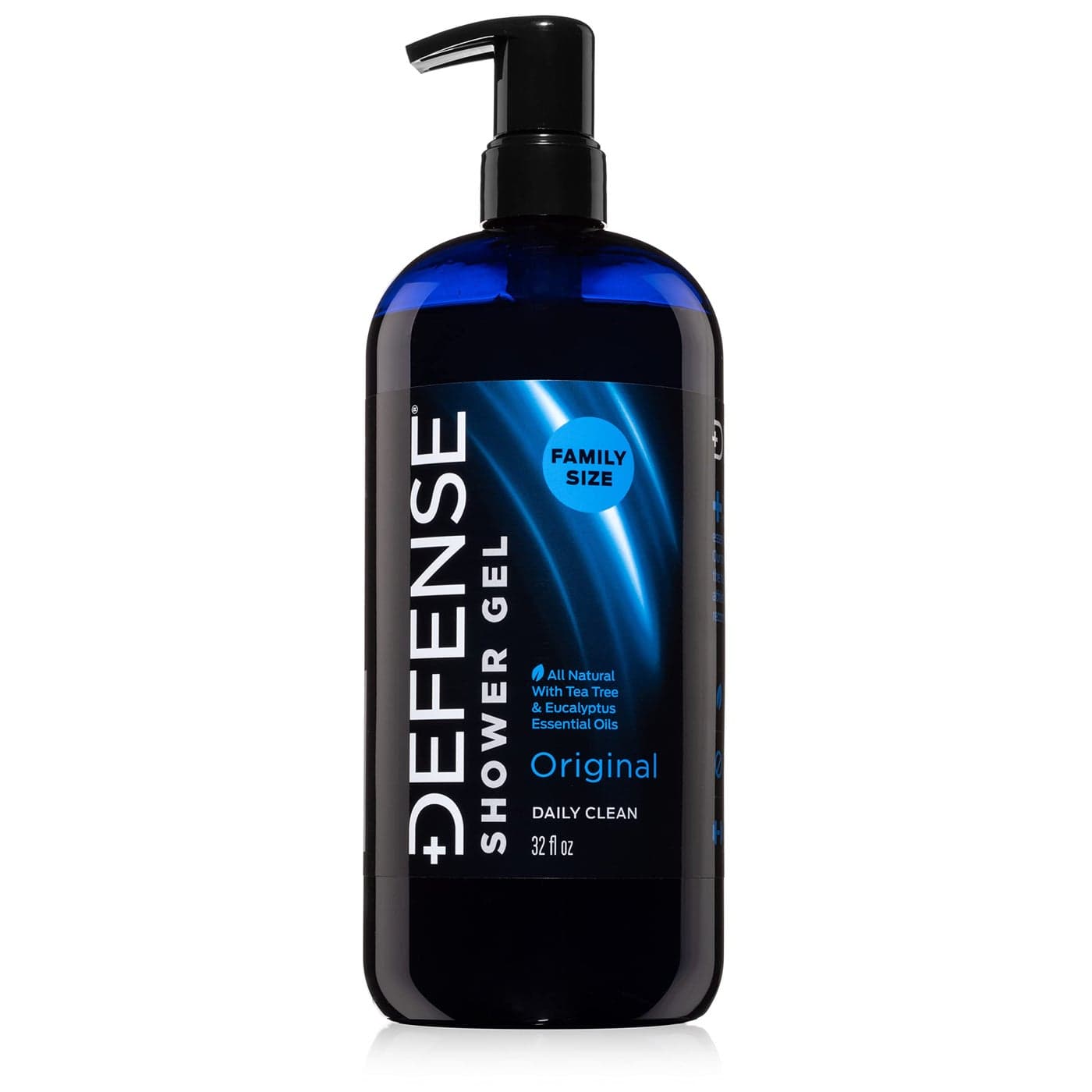 Defense Soap Body Wash 32 oz Natural Shower Gel with Tea Tree Oil Eucalyptus Oil Rosemary and Aloe Vera 32 Fl Oz Pack of 1