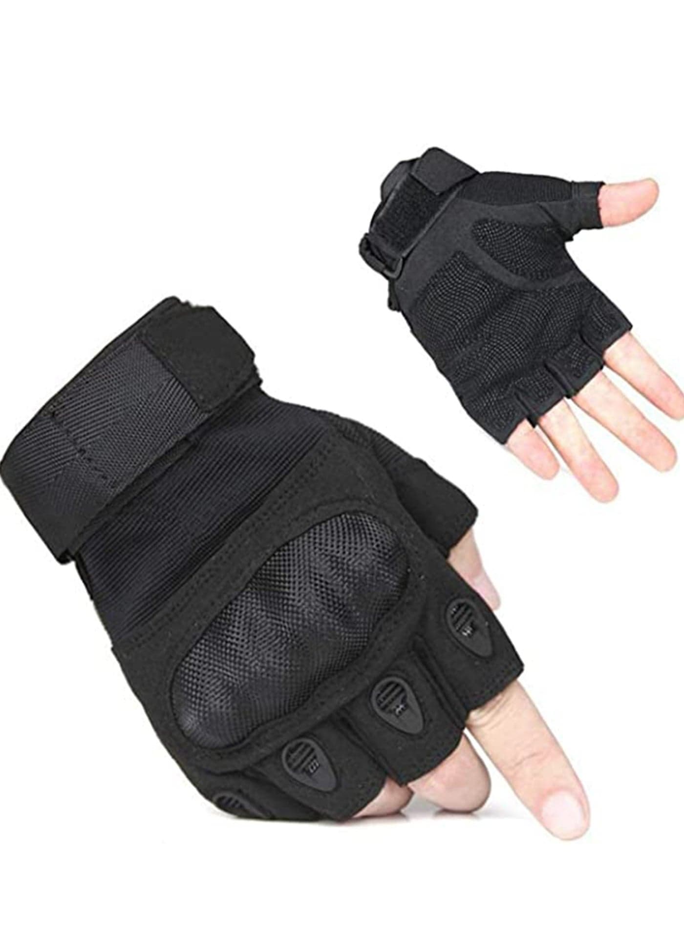 1 Pair Touch Screen Motorbike Bike Gloves For Men Camping Hiking Cross Country Cycling Outdoor Sports Working