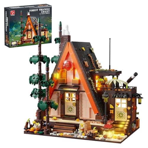 TYCOLE Flower House Building Set with LED LightsGarden House Building Toys 705 PCSBuild a Greenhouse ModelBirthday Gift for Adults Friends or Girls Age 812