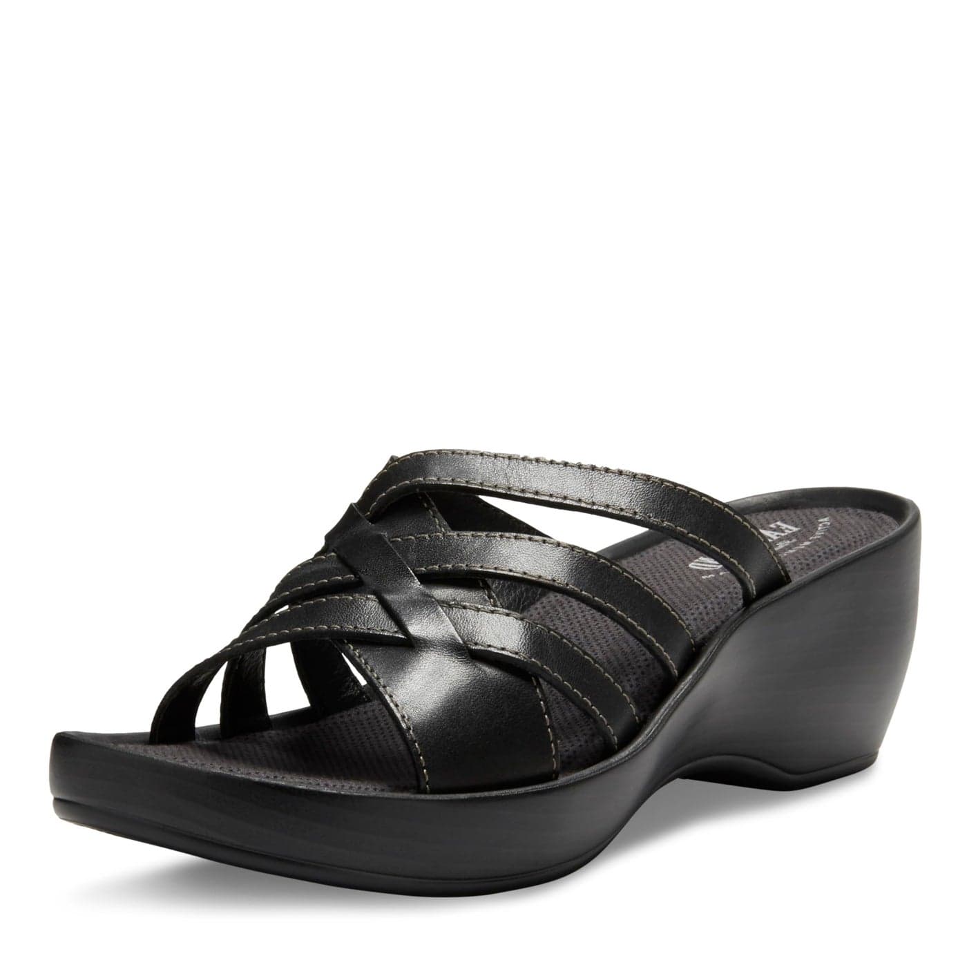 Eastland Womens Poppy Dress Sandal Black 8 M US
