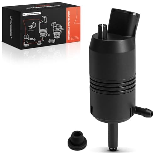 A-Premium Windshield Washer Pump Compatible with Toyota Corolla & Chevrolet Traverse, Tahoe, Blazer, Trailblazer, Caprice, Astro & GMC & Buick & Cadillac & Saturn & Pontiac & Oldsmobile